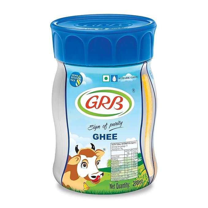 GRB Ghee Bottle, 200Ml